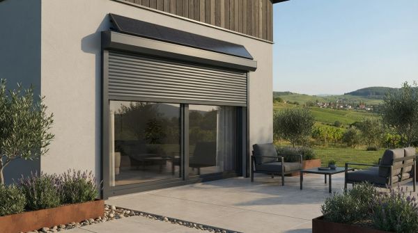10 raisons de choisir un volet roulant solaire en gris anthracite